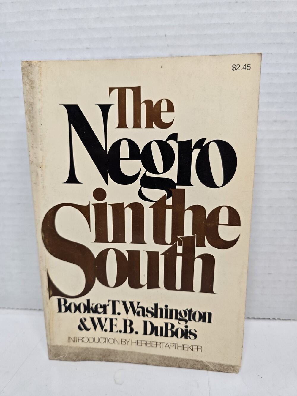 Booker T. Washington & W. E. B. Du Bois THE NEGRO IN THE SOUTH His Economic Prog